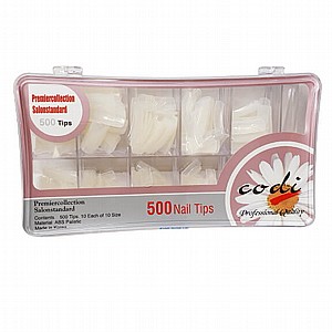 קופסא טיפסים חלבי Nail tips קופסא טיפסים חלבי Nail tips