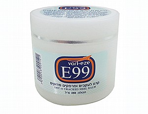 E99 קרם לעקבים ומרפקים סדוקים E99 קרם לעקבים ומרפקים סדוקים