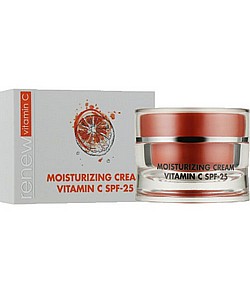 רניו קרם לחות ויטמין סי מקדם הגנה 50 מ"ל Renew Moisturizing cream vitamin C SPF-25 רניו קרם לחות ויטמין סי מקדם הגנה 50 מ"ל Renew Moisturizing cream vitamin C SPF-25