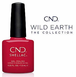 CND Shellac Element לק ג'ל היפואלרגני בצבע אדום קר אטום CND Shellac Element לק ג'ל היפואלרגני בצבע אדום קר אטום