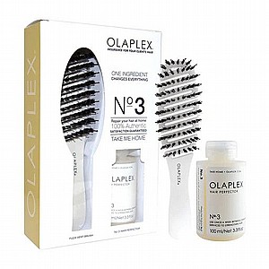 ערכה שיקום לשיער OLAPLEX מס' 3 + מברשת מיוחדת מקצועית לשיער ערכה שיקום לשיער OLAPLEX מס' 3 + מברשת מיוחדת מקצועית לשיער