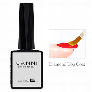 טופ יהלום ללא נטרול CANNI HEMA Free Diamond Top Coat 9ml טופ יהלום ללא נטרול CANNI HEMA Free Diamond Top Coat 9ml