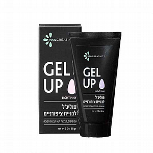 פוליג'ל גוון ורוד בהיר 60 מ"ל Nail Creativity Gel-Up נייל קריאטיביטי פוליג'ל גוון ורוד בהיר 60 מ"ל Nail Creativity Gel-Up נייל קריאטיביטי