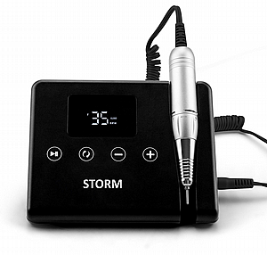 מכונת שיוף מקצועית למניקור ופדיקור קשה STORM - צבע שחור מכונת שיוף מקצועית למניקור ופדיקור קשה STORM - צבע שחור