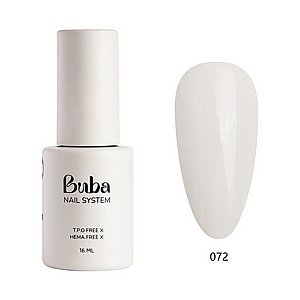 לק ג׳ל בובה Buba HEMA FREE גוון 072 לבן טיפקס לק ג׳ל בובה Buba HEMA FREE גוון 072 לבן טיפקס