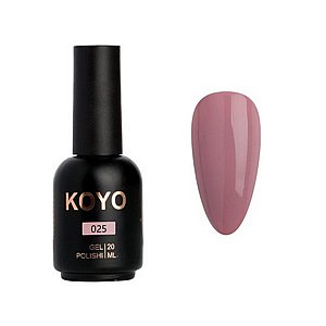 לק ג'ל 20 מ"ל | מס' 025 | קויו KOYO לק ג'ל 20 מ"ל | מס' 025 | קויו KOYO