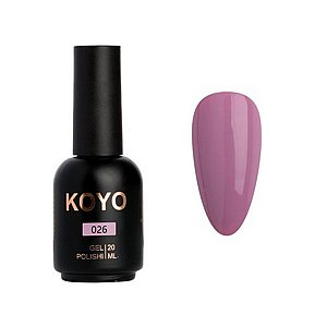 לק ג'ל 20 מ"ל | מס' 026 | קויו KOYO לק ג'ל 20 מ"ל | מס' 026 | קויו KOYO